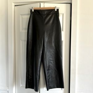 Babaton cropped faux leather pants
